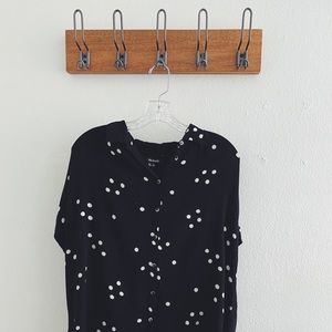 Madewell Polka Dot Top // size M
